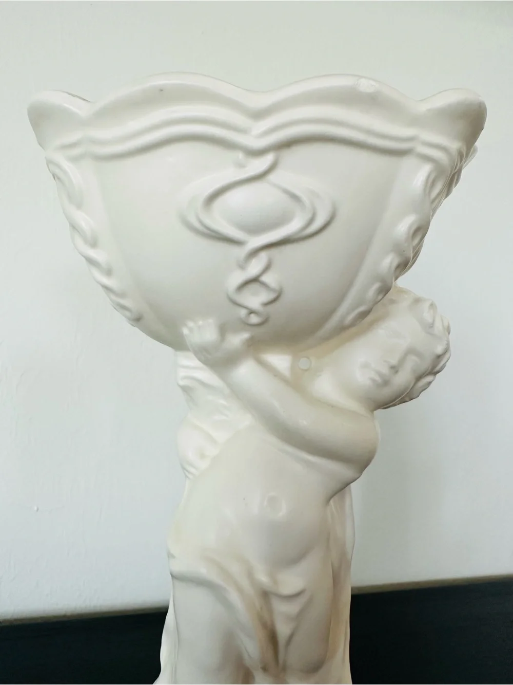 Vintage Inarco Japan Cherub Pedestal Planter